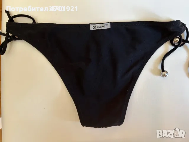 Черно долнище на бански с цветя, снимка 6 - Бански костюми - 53216023