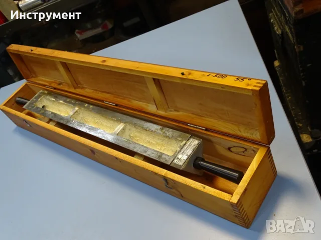 Машинна проверовъчна триъгълна линия ЗИИУ-Благоевград L-500mm/55°, снимка 6 - Други инструменти - 55751684