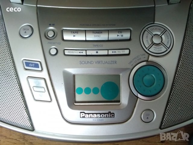 Panasonc -преносим касетофон с CD, снимка 5 - Радиокасетофони, транзистори - 29160392