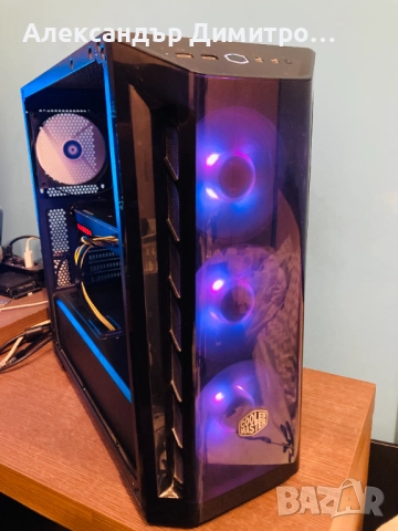 Геймърски Ryzen 5 1600AF ,Vega64 8GB,16GB RAM,256 m.2 SSD+2TB HDD,WIFI