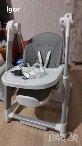 Бебешка Люлка-Столче за Хранене Kikka Boo Prima 3в1, снимка 3 - Столчета за хранене - 52950468