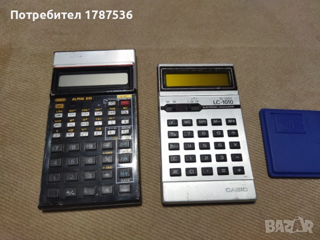  Три стари кслкулатора10евро, снимка 5 - Колекции - 53300004