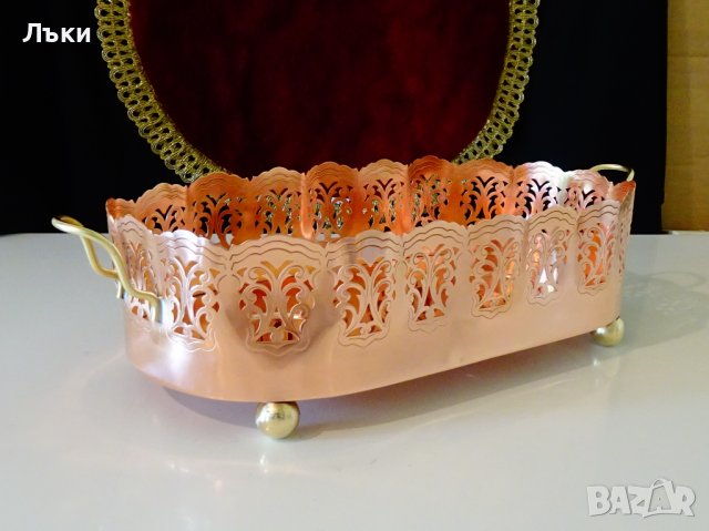 Меден съд,медна фруктиера,жардениера. 