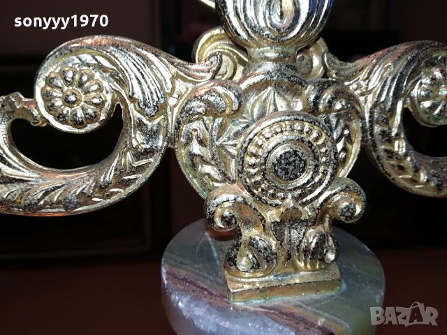 КИЧОЗНА ВЕЗНА-ЗЛАТО/МРАМОР-ВНОС ГЕРМАНИЯ 0708212125, снимка 18 - Антикварни и старинни предмети - 33753206