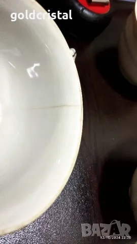 Стар български порцелан чаши за чай захарница латиера , снимка 9 - Антикварни и старинни предмети - 47561270