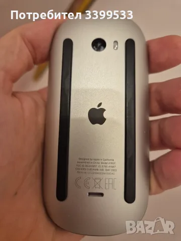Apple Magic Mouse 2 Black, снимка 2 - Клавиатури и мишки - 56466701