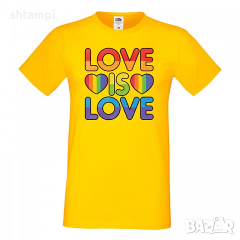 Мъжка тениска Love Is Love 2 multicolor Прайд,Празник.Повод,Изненада, снимка 13 - Тениски - 37103173