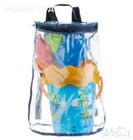  Комплект пластмасови играчки за плаж, 5 бр. , снимка 2 - Други - 49671920