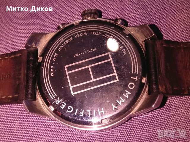 Tommy hilfiger watches 100% stainless steel water resistant  50m 5atm марков часовник , снимка 8 - Мъжки - 42792398