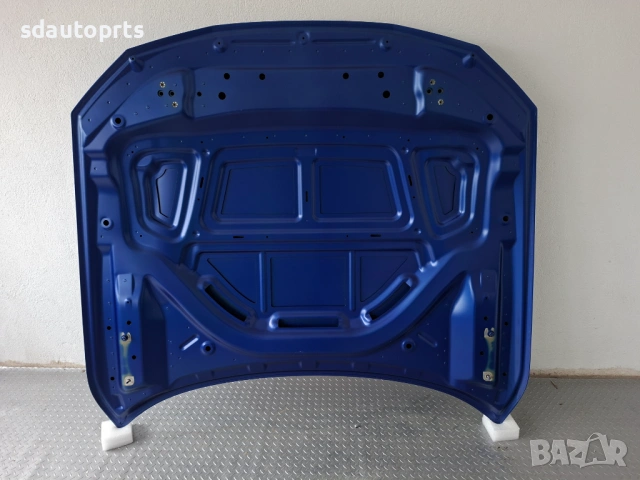 Като Нов Оригинален Преден капак BMW G22 G23 G26 Син мат Алуминиев, БМВ Г22 Г23 Г26, снимка 5 - Части - 54074000