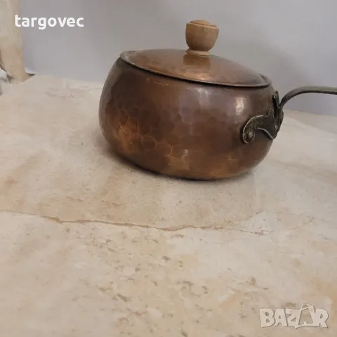 меден тиган тенджера касерола, снимка 2 - Съдове за готвене - 48648028