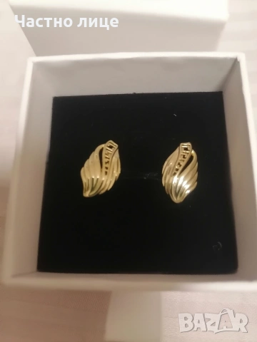 Нови дамски обеци със златно покритие , снимка 4 - Обеци - 53135428