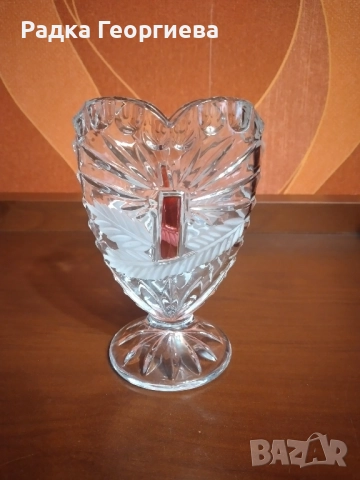 Кристална ваза Annа Hute Bleikristall