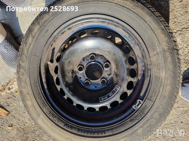 Резервна гума 15 цола за мерцедес , снимка 2 - Гуми и джанти - 42394804