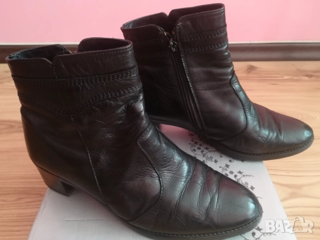италиански боти от естествена кожа номер 39