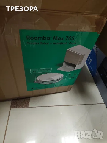 iRobot Roomba Max 705 Combo + AutoWash Dock, снимка 6 - Прахосмукачки - 56475574