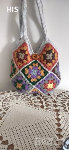 Дамски чанти плетени, хендмейд, различни цветове и модели, снимка 6 - Чанти - 42486916