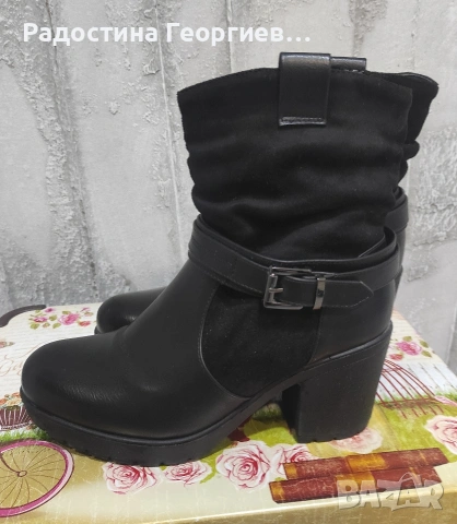 Дамски зимни боти с вата , снимка 2 - Дамски боти - 53065068