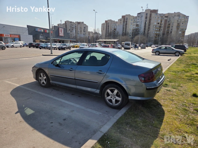 Peugeot 407 2.0 HDi (2005) | 136 к.с. | 6 скорости | Алкантара | Каско | Пловдив, снимка 3 - Автомобили и джипове - 54020908