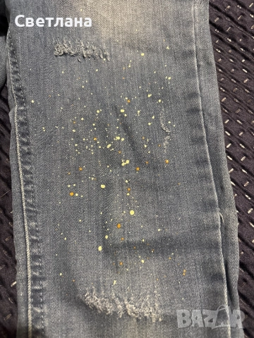 Дънки дебели за зимата 8 години, снимка 2 - Детски панталони и дънки - 51945758