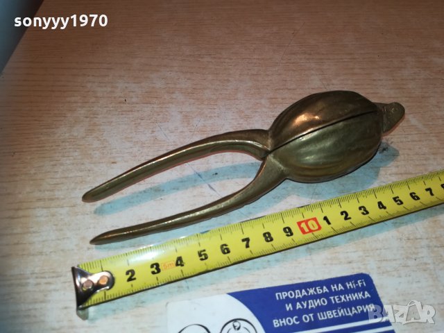 месингова антика-орехотрошачка 2912201525, снимка 9 - Колекции - 31251270