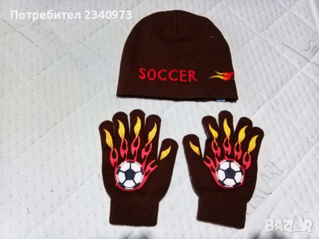 Детски зимен комплект, снимка 2 - Шапки, шалове и ръкавици - 53370908