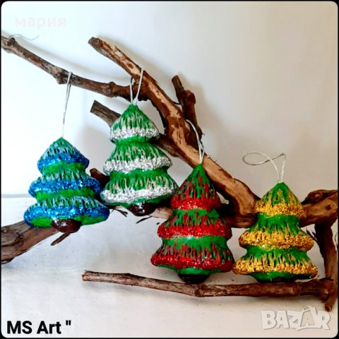 Коледна декорация! Играчки за елха! Ръчна изработка!