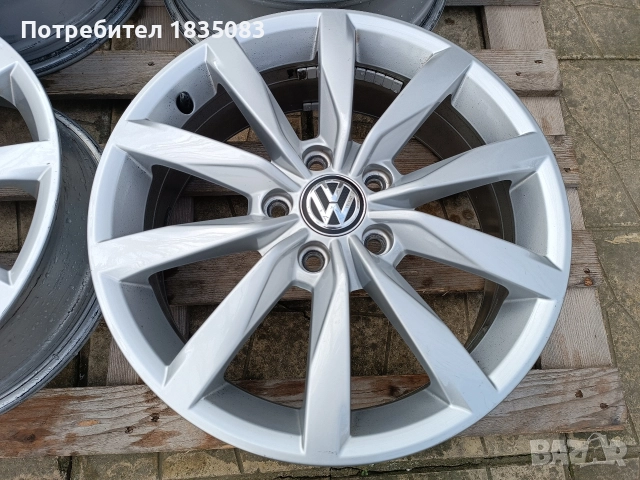 Лети джанти 17ки 5х112 VW, снимка 6 - Гуми и джанти - 52821839