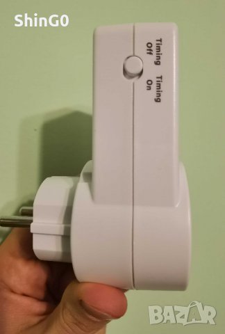 Дигитален таймер 220V с обратно броене от 10 мин до 9 ч и 50 мин, снимка 4 - Друга електроника - 39100675