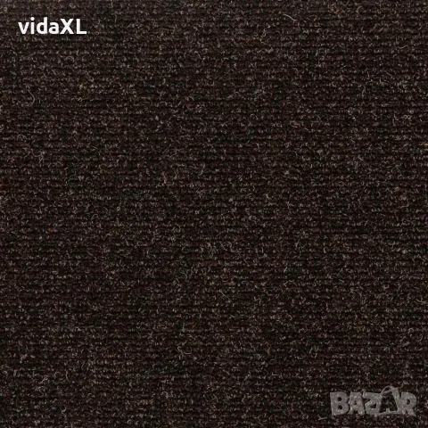 vidaXL Изтривалки за стълби, самозалепващи се, 15 бр., 60x25 см, тъмнокафяви, правоъгълни, снимка 7 - Изтривалки - 56146816