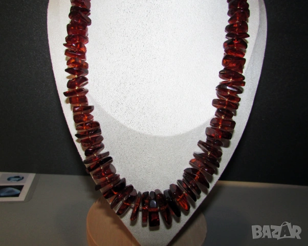 Голям гердан от натурален руски кехлибар, снимка 8 - Колиета, медальони, синджири - 53295104