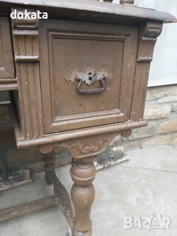 Старо писалище - бюро, снимка 6 - Антикварни и старинни предмети - 48942991