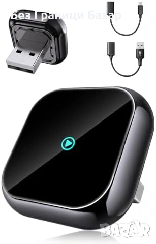 Нов Apple CarPlay безжичен адаптер USB Type-C Plug Play iPhone кола телефон връзка