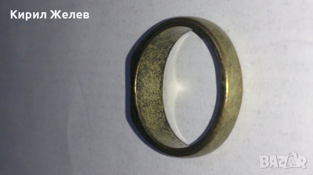 Метален златист пръстен - 56371, снимка 3 - Пръстени - 29248776
