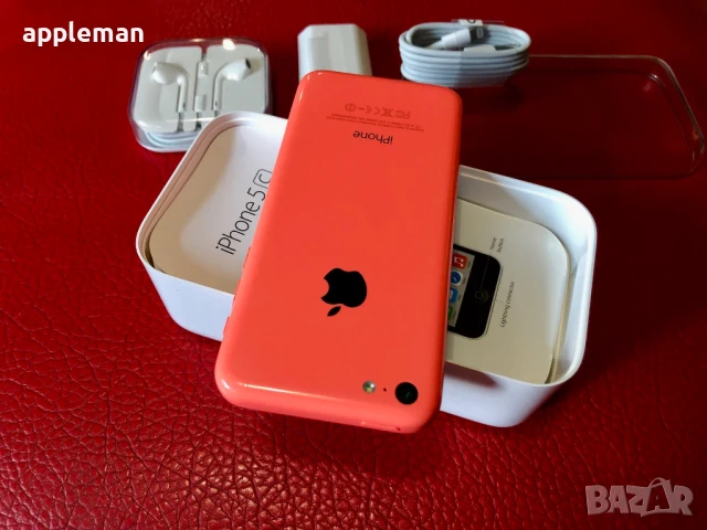 Apple iPhone 5c 8Gb розов Фабрично отключен, снимка 3 - Apple iPhone - 50507976