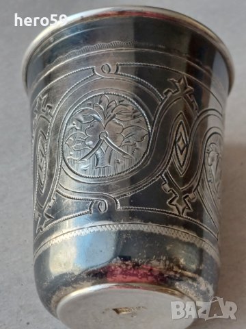  Руска Сребърна чаша 84 сребро 84-продадена, снимка 6 - Антикварни и старинни предмети - 42482082