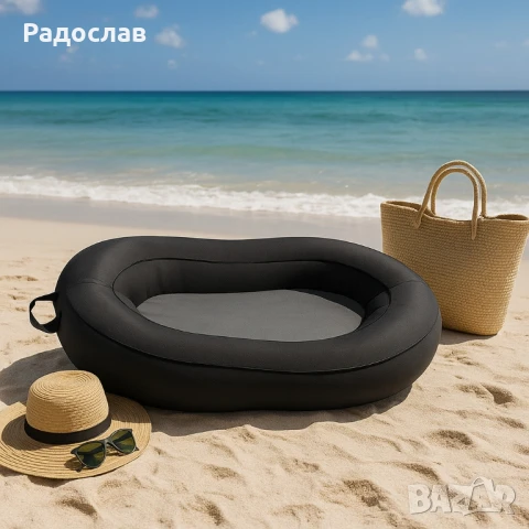 Въздушен шезлонг за пълна релаксация без помпа и усилия , снимка 3 - Други стоки за дома - 51263918