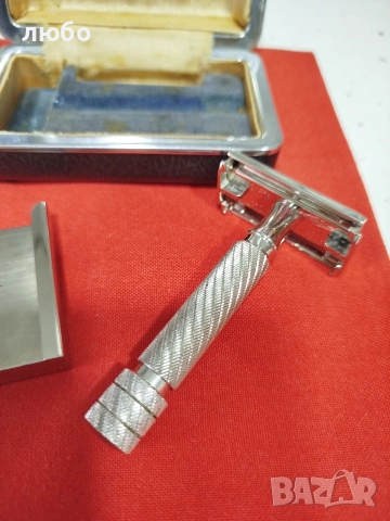 GILLETE SAFETY RAZON MADE IN ENGLAND N:21 1948 Чисто Нова не Употребявана , снимка 12 - Антикварни и старинни предмети - 52670983
