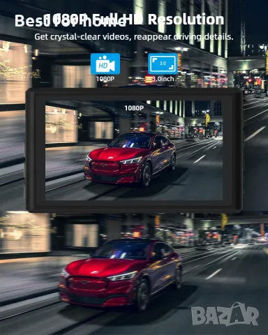 Видео регистратор - Dash Cam Kussla с 2GB SD карта подарък, снимка 2 - Аксесоари и консумативи - 47820012