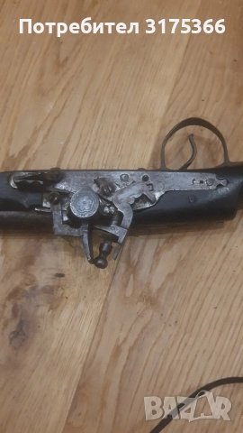 Критска изографисана с набивки кремъчна пушка, снимка 6 - Антикварни и старинни предмети - 52677167