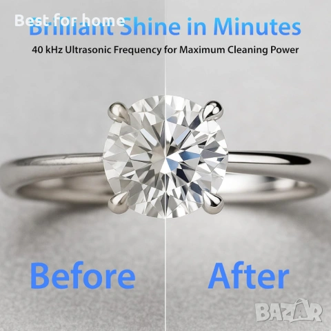 Ултразвукова почистваща машина Magnasonic - резервоар с обем 600 мл, ултразвуков почистващ препарат , снимка 4 - Други стоки за дома - 54192663