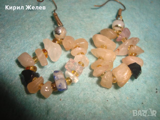 КРАСИВИ ХЕНД МЕЙД ОБЕЦИ с КАМЪЧЕТА 25536, снимка 3 - Обеци - 35574371