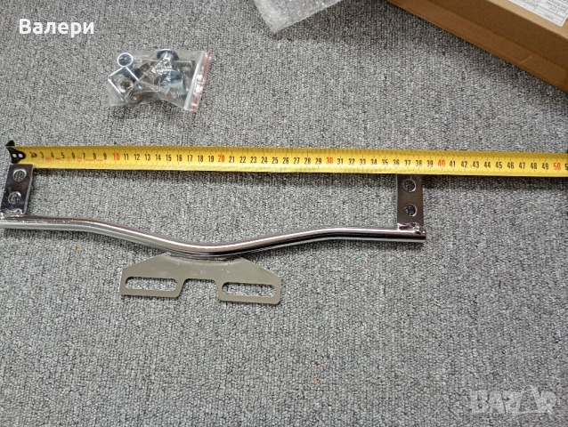 Хромирана стойка за допълнителни фарове на мотоциклет чопър, снимка 5 - Аксесоари и консумативи - 52341778