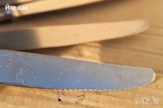 6 броя посребрени ножове , снимка 3 - Други ценни предмети - 44420853