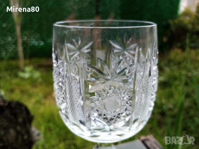 Кристален сервиз от 5 чаши за червено вино - Австрия !, снимка 6 - Сервизи - 54169497