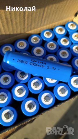 Акумулаторна батерия 4.2 V и  3.7 V 18650, 6800 mAh и зарядно за тях, снимка 1 - Друга електроника - 9894485