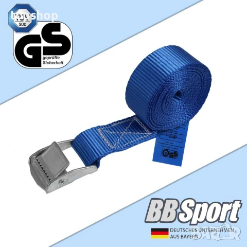 Лента за закрепване на товари, Колан самопритягащ 25MM X 2,5M 250 кг, снимка 2 - Аксесоари и консумативи - 50555775