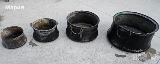 Автентични медни бакърени съдове , снимка 1