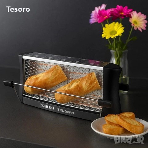 Тостер - Taurus Todopan, 700W Неръждаема стомана, снимка 2 - Други - 51460768