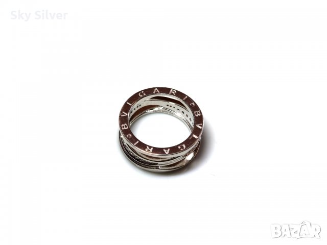 Нежен пръстен BVLGARI, снимка 4 - Пръстени - 32147127
